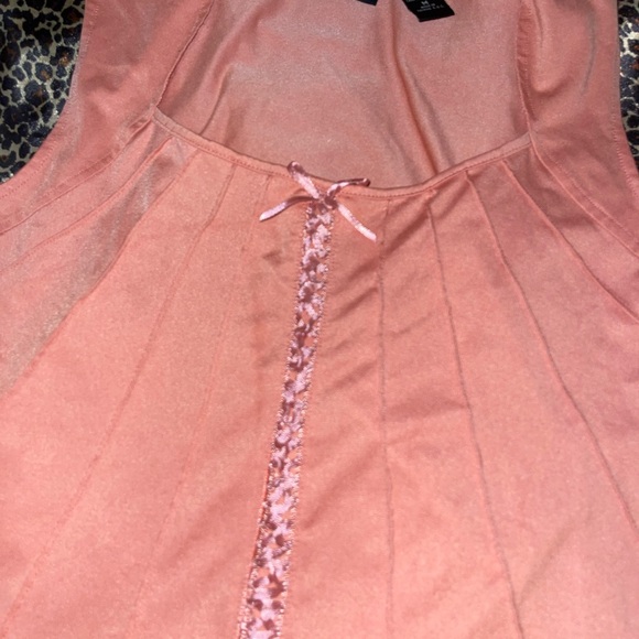 New York & Company Lace Up Tank Top - Picture 3 of 8